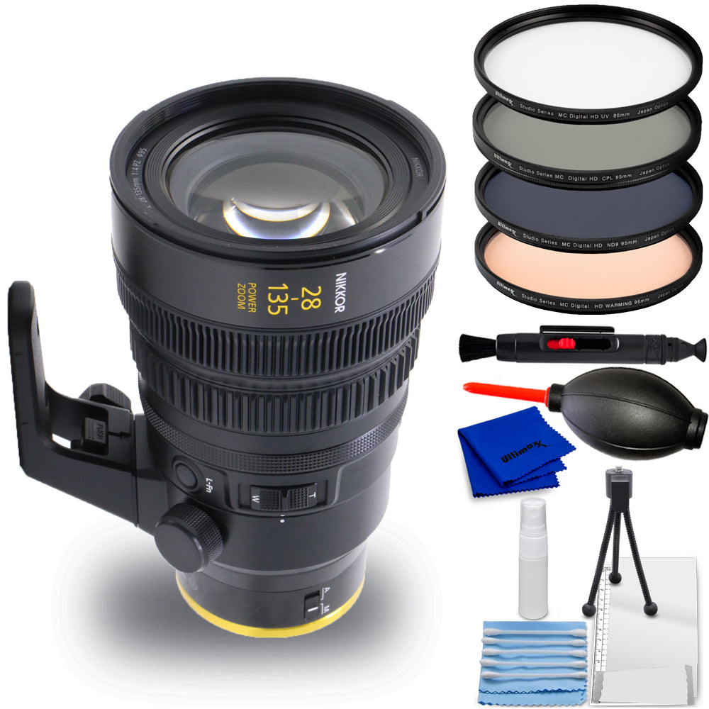 Nikon NIKKOR Z 28-135mm f/4 PZ Lens (Nikon Z) 20127 - 6PC Accessory Bundle