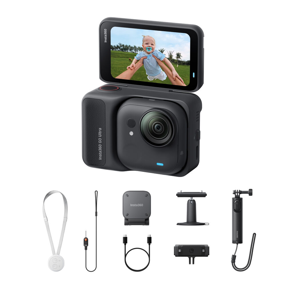 Insta360 GO Ultra Creator Bundle (Black) - Essential Accessory Bundle