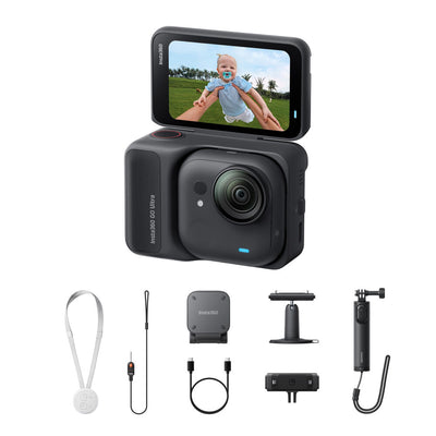 Insta360 GO Ultra Creator Bundle (Black) - Essential Accessory Bundle
