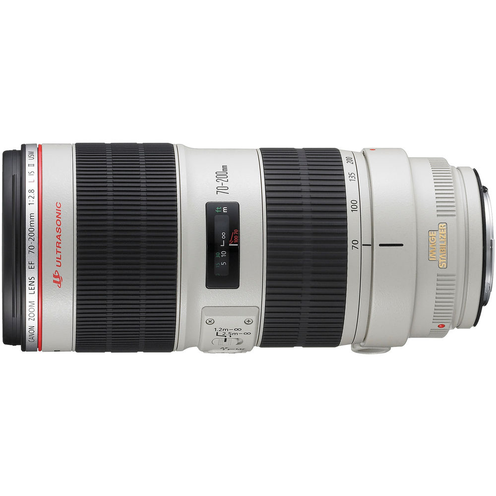 Canon EF 70-200mm f/2.8L IS II USM Lens 2751B002 - 10PC Accessory Bundle