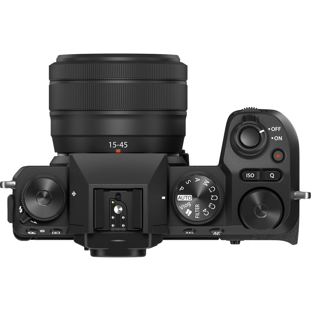 FUJIFILM X-S20 Mirrorless Camera with 15-45mm Lens 16781943 - 7PC Accessory Kit
