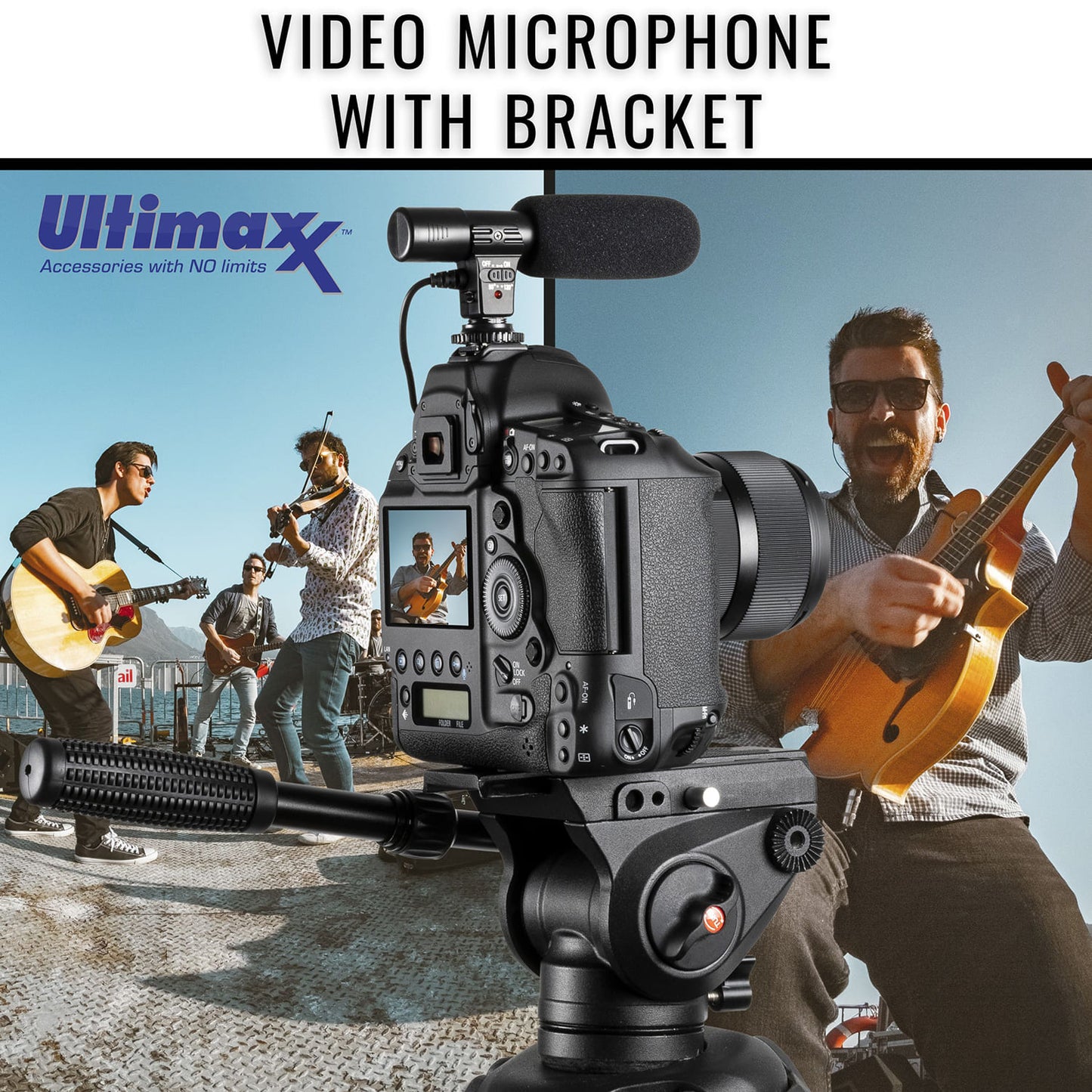 Ultimaxx Professional Condenser Microphone For DSLR Nikon Canon Sony Pentax