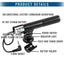Ultimaxx Professional Condenser Microphone For DSLR Nikon Canon Sony Pentax