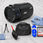 Sony FDR-AX45A UHD 4K Handycam Camcorder with 64GB Internal Memory Black Bundle