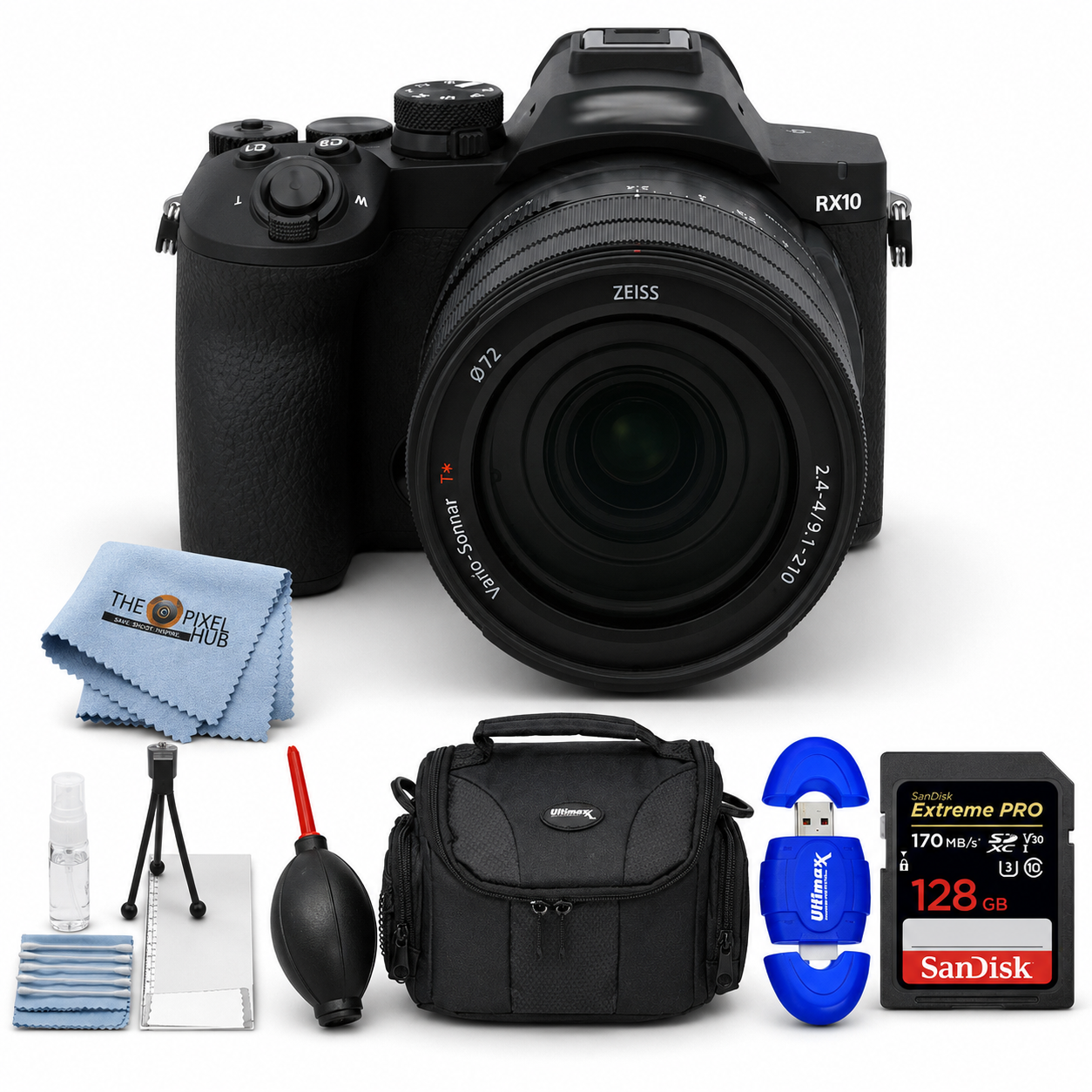 Sony RX10 V Digital Camera - 7PC Accessory Bundle