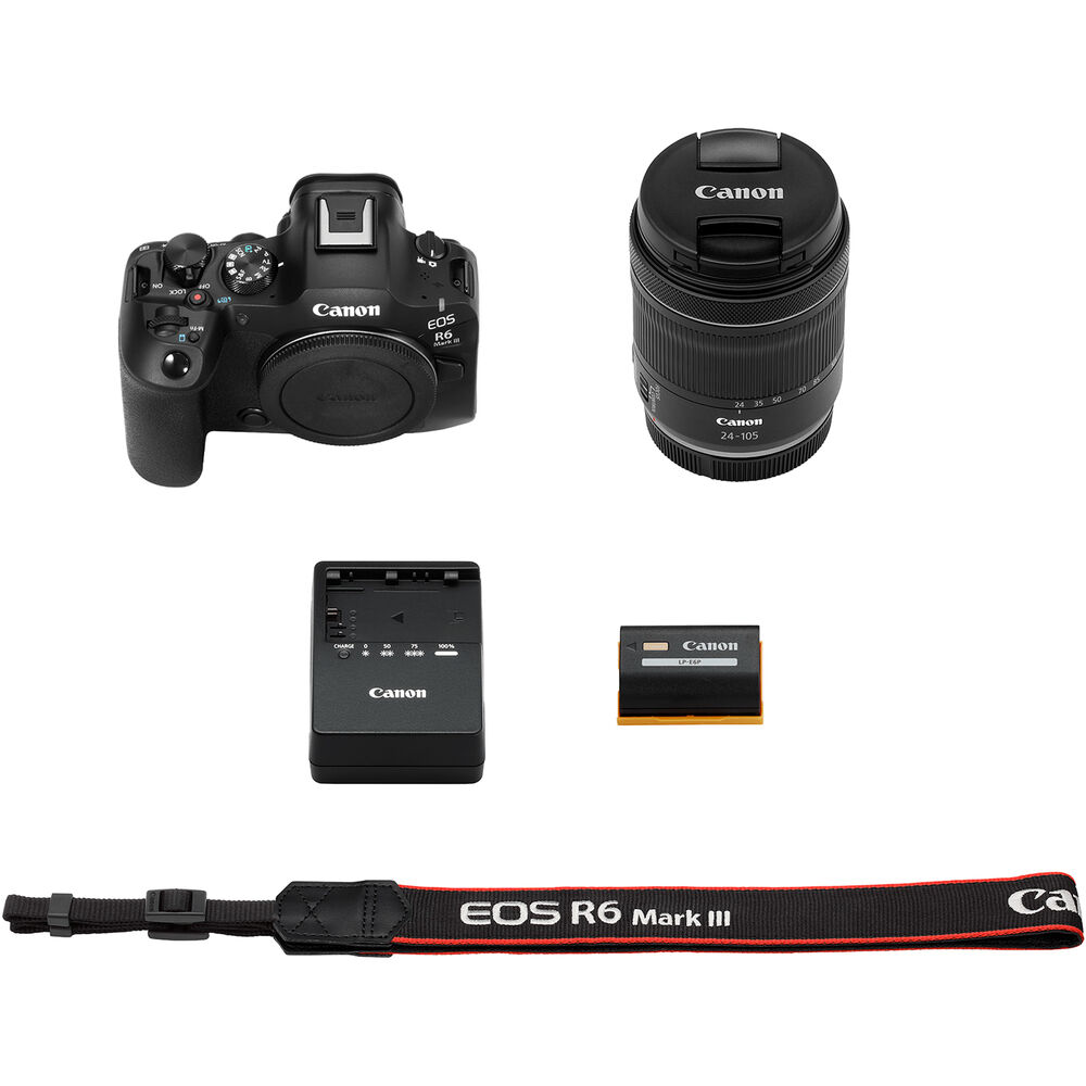 Canon EOS R6 Mark III Mirrorless Camera and 24-105mm f/4-7.1 IS STM Lens