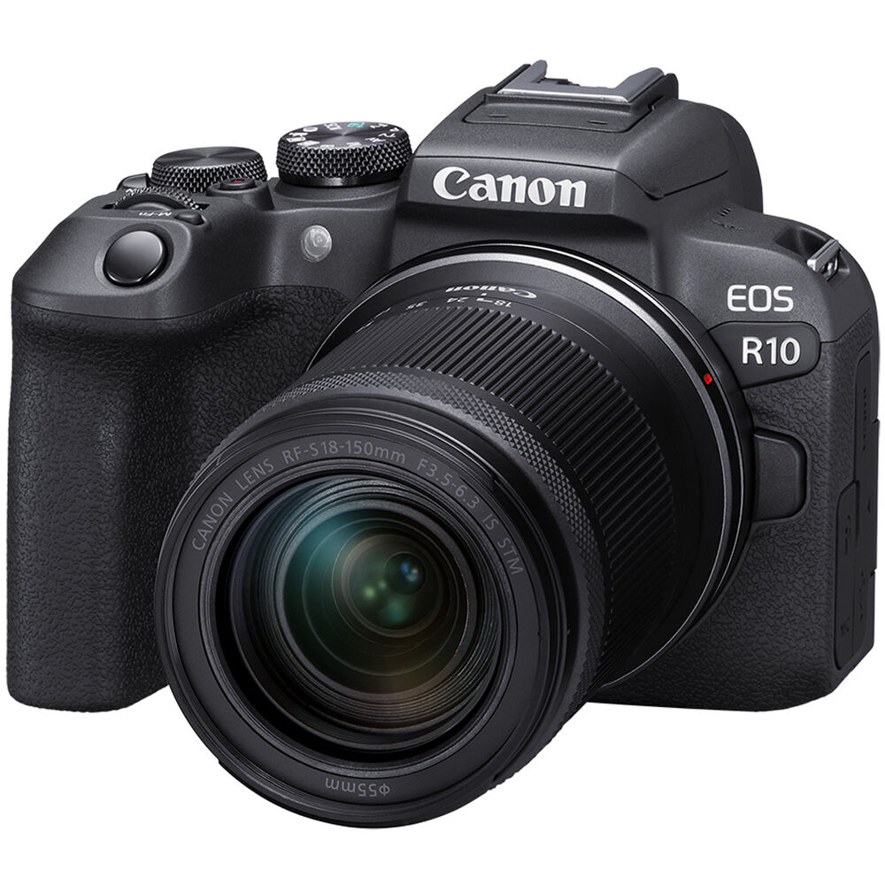 Canon EOS R10 Mirrorless Camera with 18-150mm Lens 5331C016 - 10PC Accessory Kit