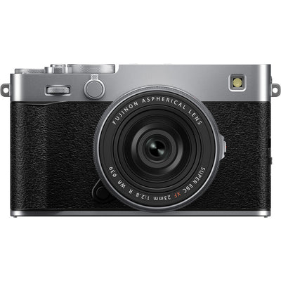 FUJIFILM X-E5 Mirrorless Camera and XF 23mm f/2.8 Lens (Silver) - 7PC Bundle