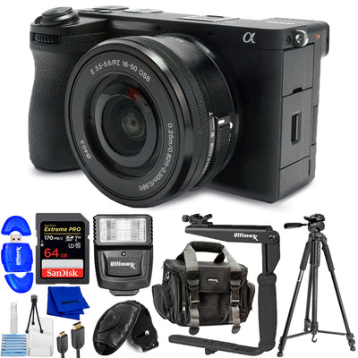 Sony a6700 Mirrorless Camera with 16-50mm Lens ILCE-6700L - 12PC Accessory Kit