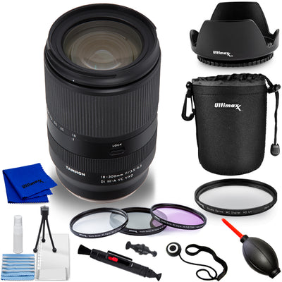 Tamron 18-300mm f/3.5-6.3 Di III-A VC VXD Lens (Nikon Z) - 10PC Accessory Bundle