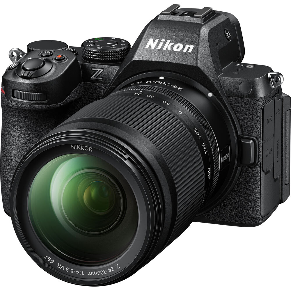 Nikon Z5 II Mirrorless Camera with 24-200mm f/4-6.3 VR Lens 1688 - 10PC Bundle
