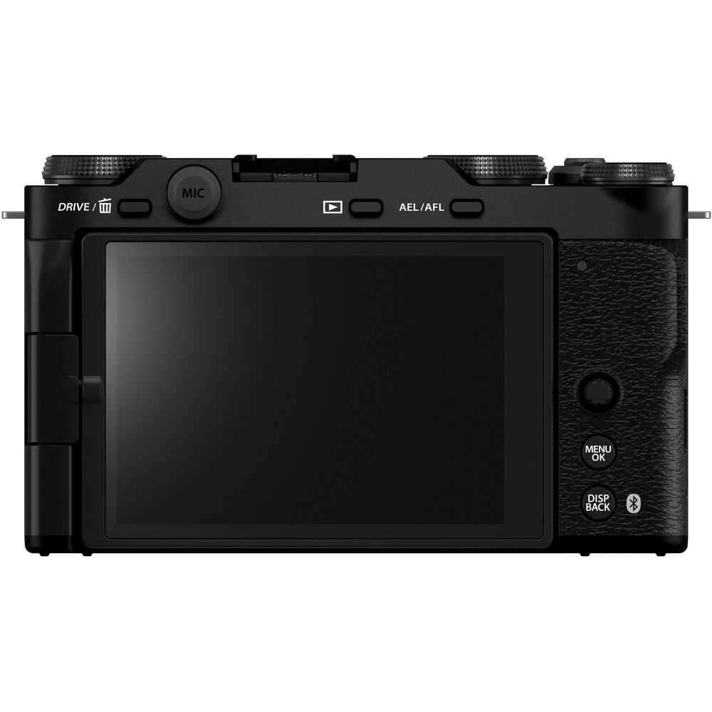 FUJIFILM X-M5 spiegellose Kamera (schwarz) 16900678 – 12-teiliges Zubehörpaket