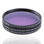 Ultimaxx 3-Piece Multi-Coated HD 86mm Filter Kit (UV, CPL, FLD) for DSLR Camera