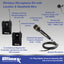 Ultimaxx Wireless Mic Kit mit Lavalier-Mikrofon, Kabeln, Tragetasche und Handmikrofon