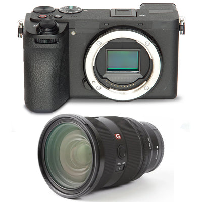 Spiegellose Kamera Sony a6700 und Objektiv FE 24–70 mm f/2.8 GM II