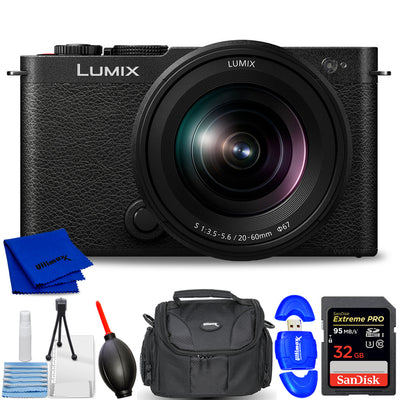 Panasonic Lumix S9 Mirrorless Camera with S 20-60mm Lens (Jet Black) 7PC Bundle