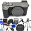 Sony a7C II spiegellose Kamera (Silber) ILCE-7CM2/S – 12-teiliges Zubehörpaket