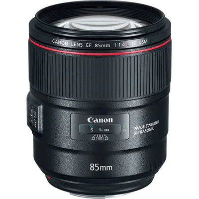 Canon EF 85mm f/1.4L IS USM Lens 2271C002 + Filter Kit + Lens Pouch Bundle Canon