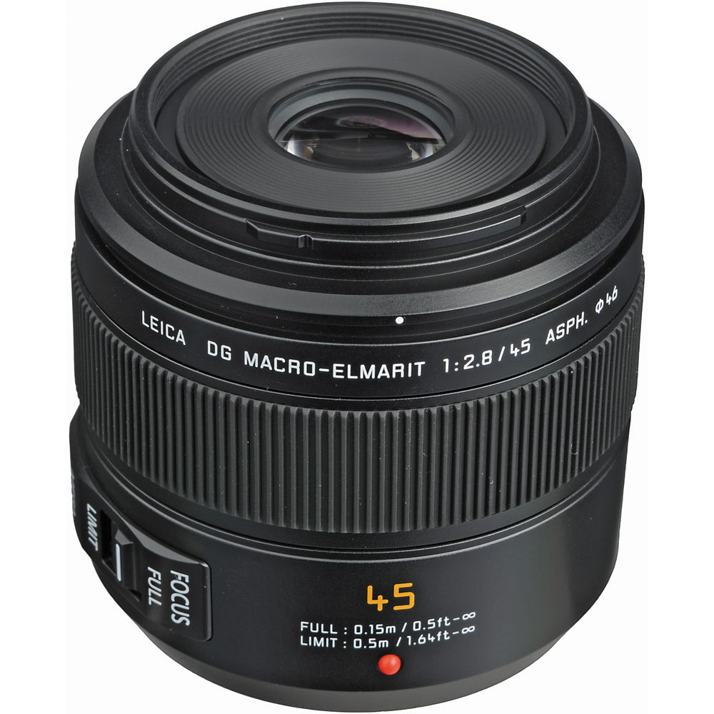 Panasonic Leica DG Macro-Elmarit 45mm f/2.8 ASPH. MEGA OIS Objektiv - UV-Paket