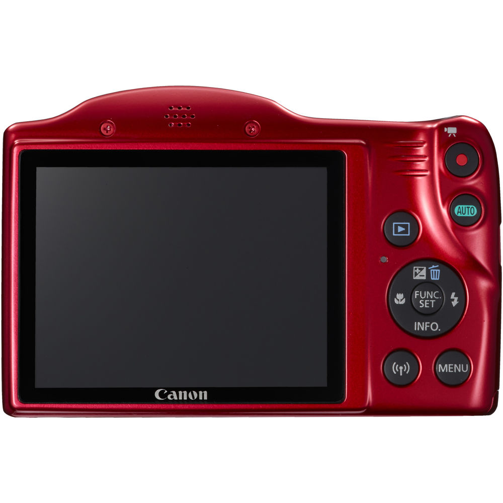 Canon PowerShot SX420 IS 20MP Digitalkamera mit 42-fach optischem Zoom (rot) – 1069C001