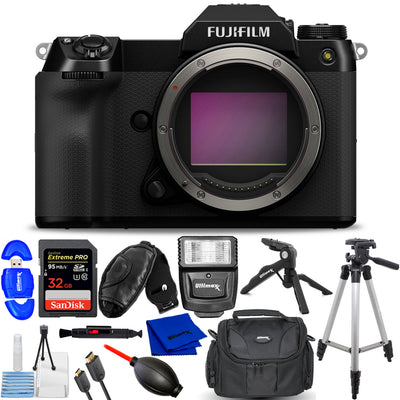 FUJIFILM GFX 100S II spiegellose Mittelformatkamera – 12-teiliges Zubehörpaket