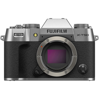 FUJIFILM X-T50 Mirrorless Camera (Body, Silver)