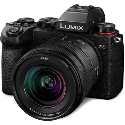 Panasonic Lumix S5 spiegellose Kamera mit 20-60-mm-Objektiv – DC-S5KK