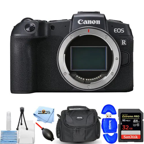 Canon EOS RP Mirrorless Digital Camera (Body) 3380C002 - 7PC Accessory Bundle Canon