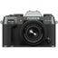 FUJIFILM X-T50 Spiegellose Kamera mit 15-45-mm-Objektiv (Anthrazit-Silber) im Paket