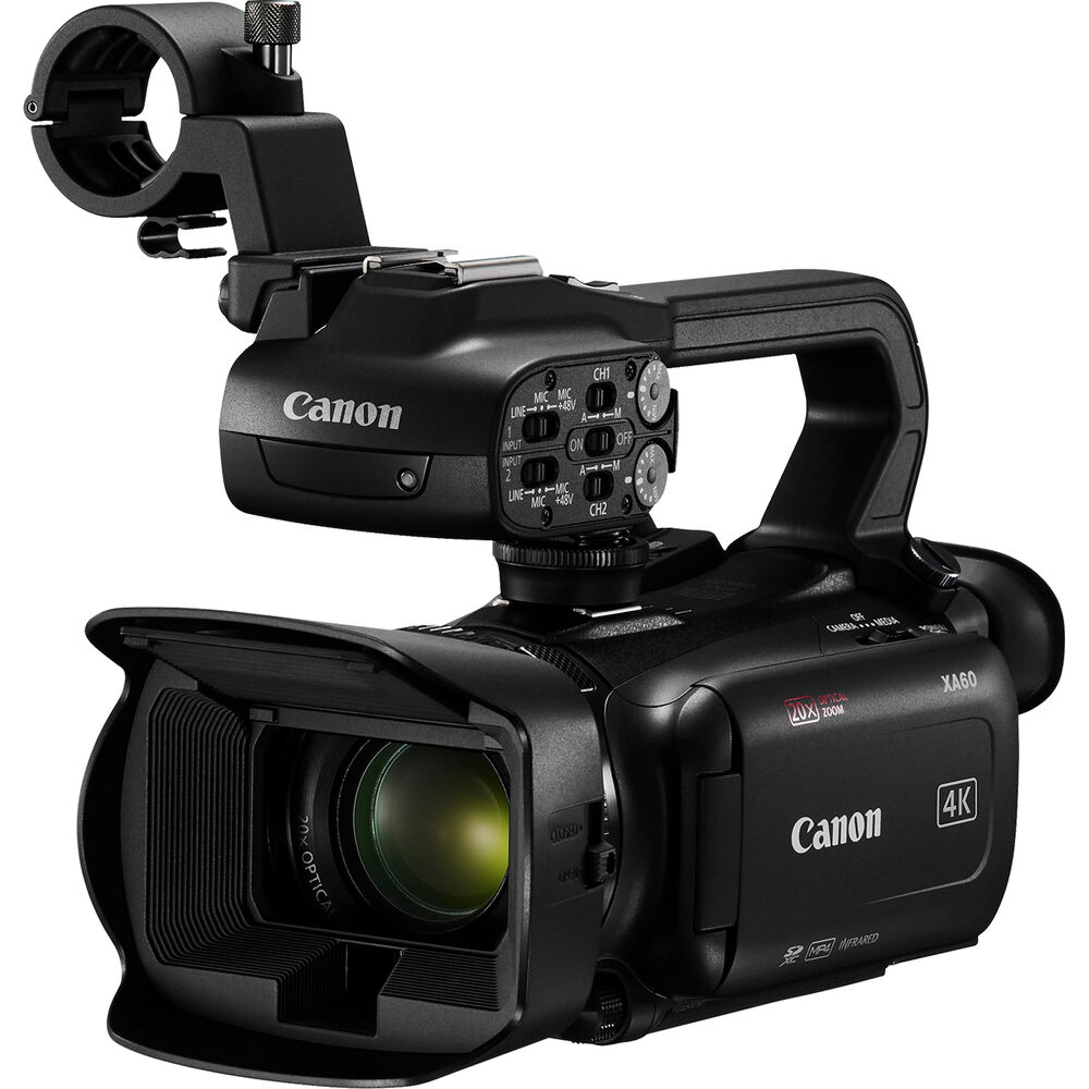 Canon XA60 Professioneller UHD 4K Camcorder PAL 5733C002 - Essential Video Bundle