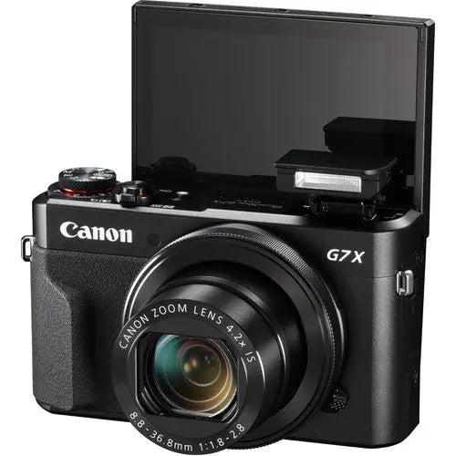 Canon PowerShot G7 X Mark II Digital Camera + EXT BATT + 64GB + Tripod Bundle Canon