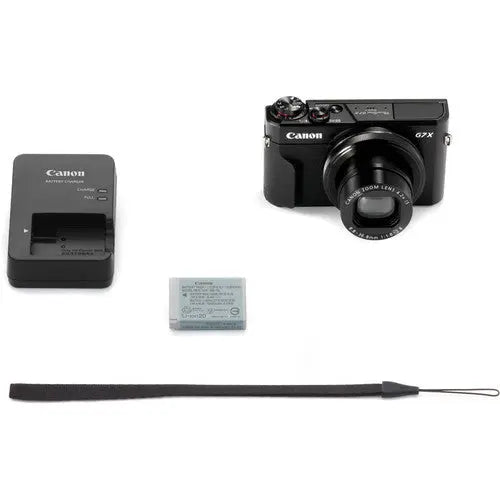 Canon PowerShot G7 X Mark II Digital Camera + EXT BATT + 64GB + Tripod Bundle Canon