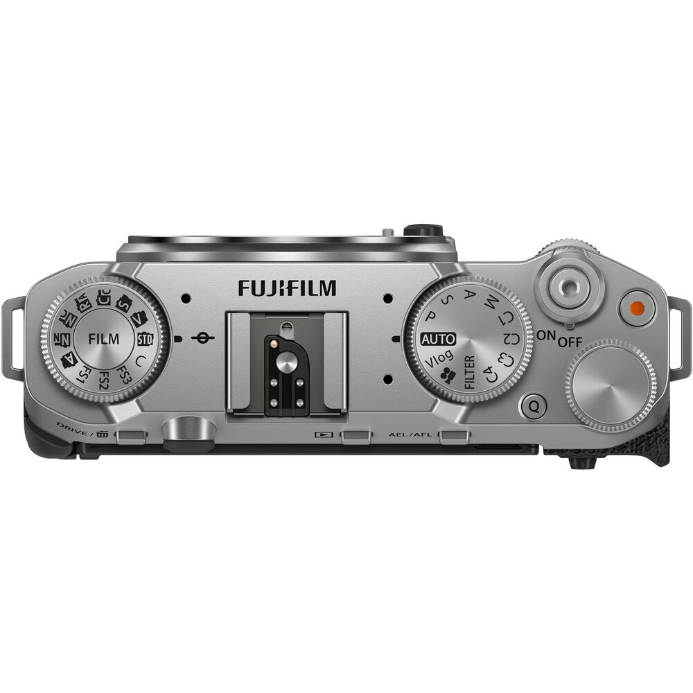 FUJIFILM X-M5 spiegellose Kamera (Silber) 16900707 - 7-teiliges Zubehörpaket