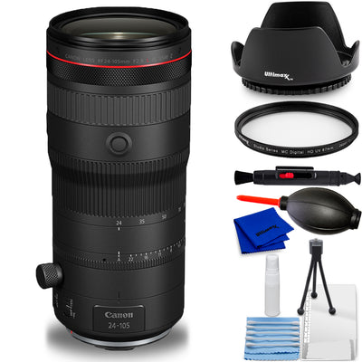 Canon RF 24-105mm f/2.8 L IS USM Z Lens (Canon RF) 6347C002 - 7PC Accessory Kit