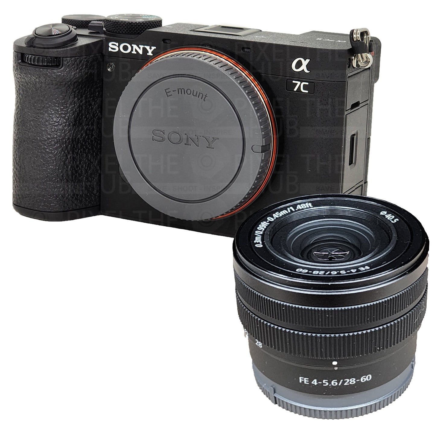 Spiegellose Kamera Sony a7C II mit 28-60-mm-Objektiv (schwarz)