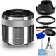 Sony E 30mm f/3.5 Macro Lens SEL30M35 - 7PC Accessory Bundle Sony