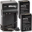 2x ENEL20 EN-EL20 Batteries & Charger for Nikon P1000, J1, J2, J3, S1, V3 Ultimaxx