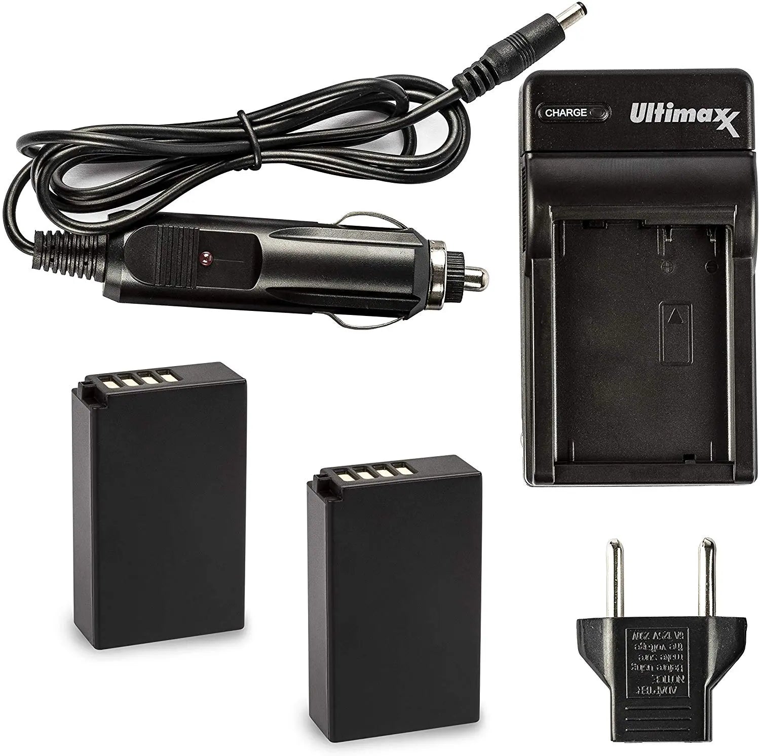 2x ENEL20 EN-EL20 Batteries & Charger for Nikon P1000, J1, J2, J3, S1, V3 Ultimaxx