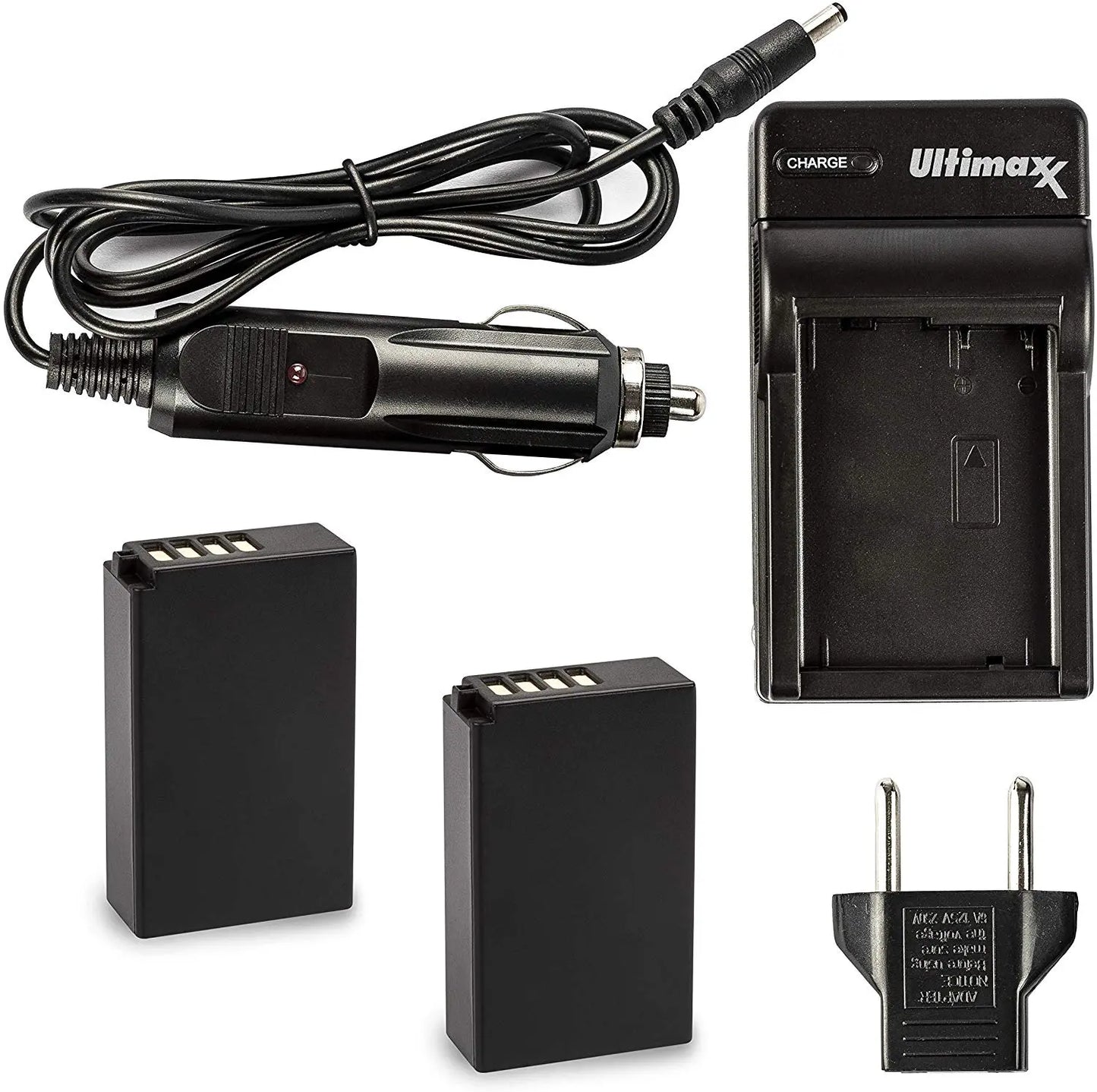 2x ENEL20 EN-EL20 Batteries & Charger for Nikon P1000, J1, J2, J3, S1, V3 Ultimaxx