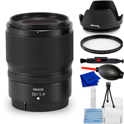 Nikon NIKKOR Z 50mm f/1.4 Lens (Nikon Z) 20128 - 7PC Accessory Bundle