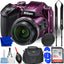 Nikon COOLPIX B500 Digitalkamera (lila) Bundle 1