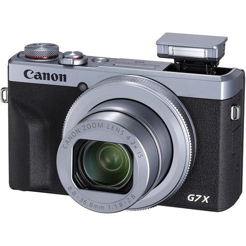 Canon PowerShot G7 X Mark III Digital Camera (Silver) - Essential 32GB Bundle Canon