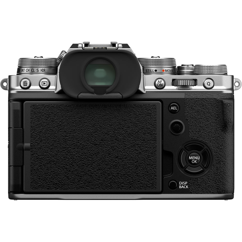 FUJIFILM X-T4 spiegellose Kamera (Silber) 16652867 - 7-teiliges Zubehörpaket