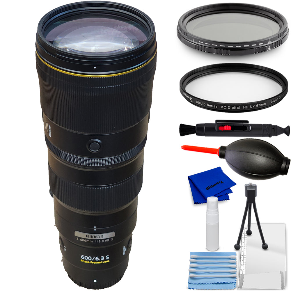 Nikon NIKKOR Z 600 mm 1:6,3 VR S-Objektiv (Nikon Z) Paket 1