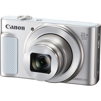 Canon PowerShot SX620 HS Digital Camera (Silver) + 64GB + LED Light Kit Bundle