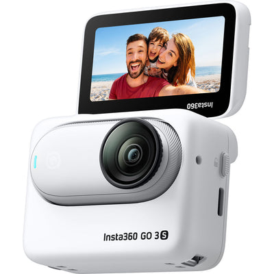 Insta360 GO3 S Standard Edition (Arctic White, 64 GB) – 16-teiliges Zubehörpaket