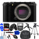 FUJIFILM X-M5 Mirrorless Camera (Black) 16900678 - 12PC Accessory Bundle Fujifilm