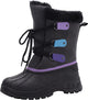 AQUAKIX Black Fur Snow Boots (J7) AQUAKIX