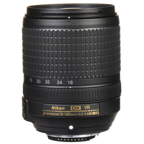 Nikon 18–140 mm 1:3,5–5,6G ED VR AF-S DX NIKKOR Zoomobjektiv-Paket 3