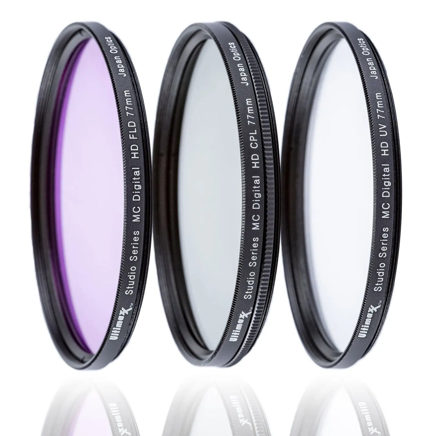 ULTIMAXX 62mm 3-Piece Multi-Coated HD UV / CPL / FLD Filter Set 62mm BRAND NEW Ultimaxx